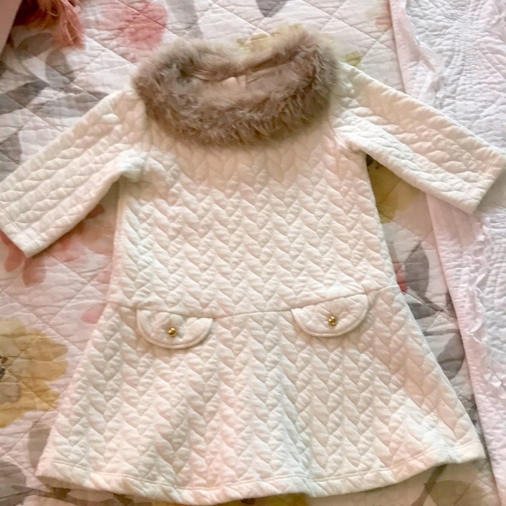 3T fur toddler dress